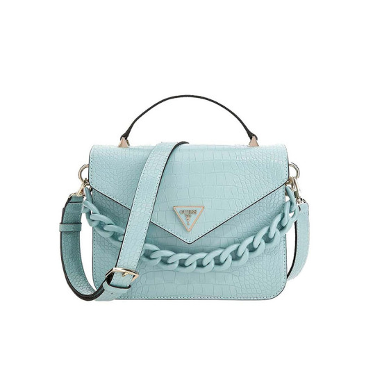 Guess Τσάντα ώμου Corina Mini Top Handle Flap